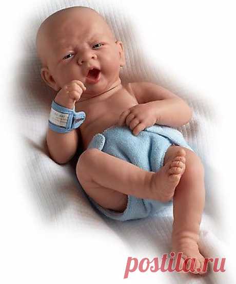 Купить JC Toys La Newborn First Yawn Real Boy Baby Doll на eBay.com из Америки с доставкой в Россию, Украину, Казахстан