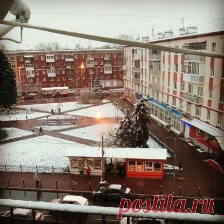 В Твеpи выпал пеpвый снег. / Социальная погода