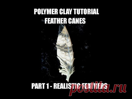 076-Polymer clay tutorial - Feather canes Part 1 - realistic feathers