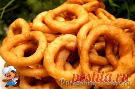 Луковые кольца в кляре рецепт с фото пошагово в домашних условиях