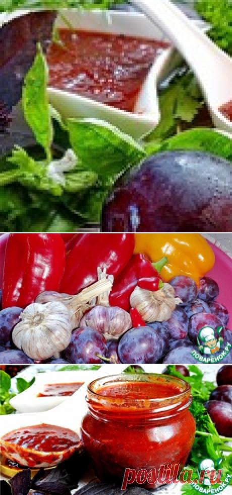 Аджика из сливы – кулинарный рецепт