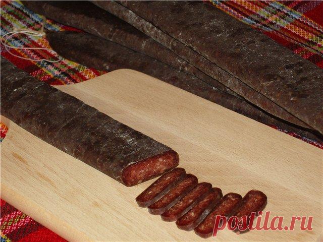 Суджук и Луканка - вяленая колбаса