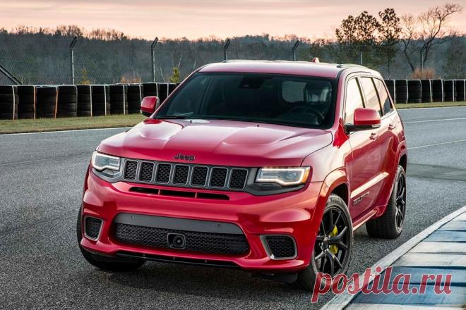 Jeep Grand Cherokee Trackhawk 2018 – американский внедорожник получил российский ценник - цена, фото, технические характеристики, авто новинки 2018-2019 года