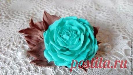 Купить Брошь. Заколка для волос "Роза Тиффани" - бирюзовый, голубой, тиффани, голубой цветок
<a href="https://www.livemaster.ru/ekaterinochka" target="_blank"><img src="https://www.livemaster.ru/button/bt271317.jpg" border="0" alt="Ярмарка Мастеров - ручная работа, handmade"></a>