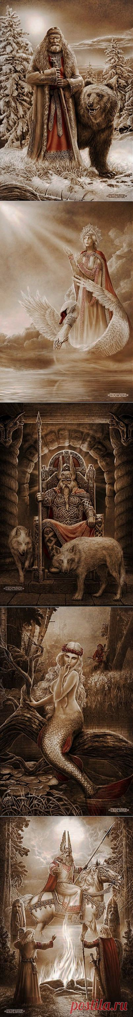 Игорь Ожиганов художник. Славянская мифология