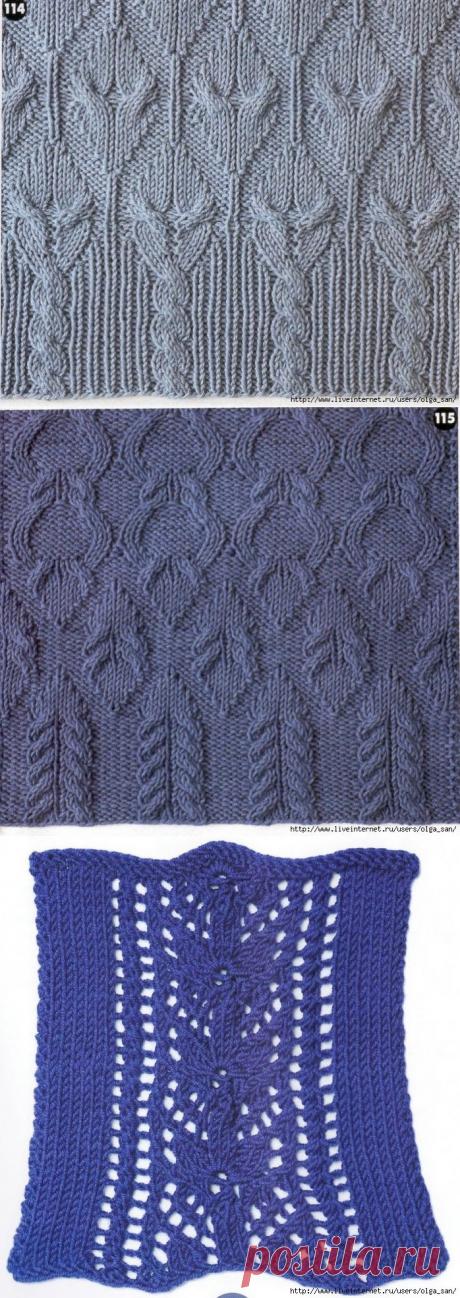 УЗОРЫ С КАЙМОЙ-РЕЗИНКОЙ.