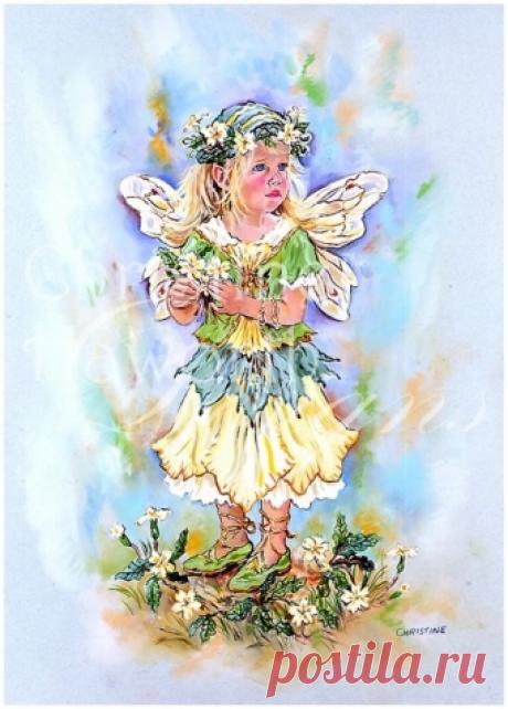 Феи и ангелы английской художницы Christine Haworth