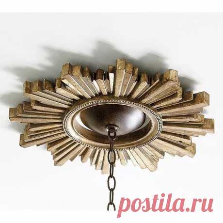 Необычная розетка молдинг на потолок (diy) / Освещение / ВТОРАЯ УЛИЦА - Выкройки, мода и современное рукоделие и DIY