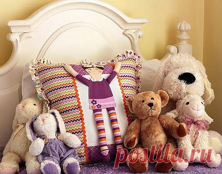 Подушка-игрушка для девочки. МК / Шитье / PassionForum - мастер-классы по рукоделию