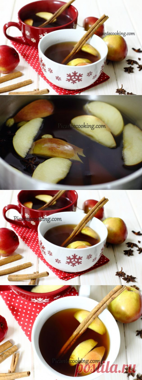 Зимний горячий яблочный сок | Picantecooking