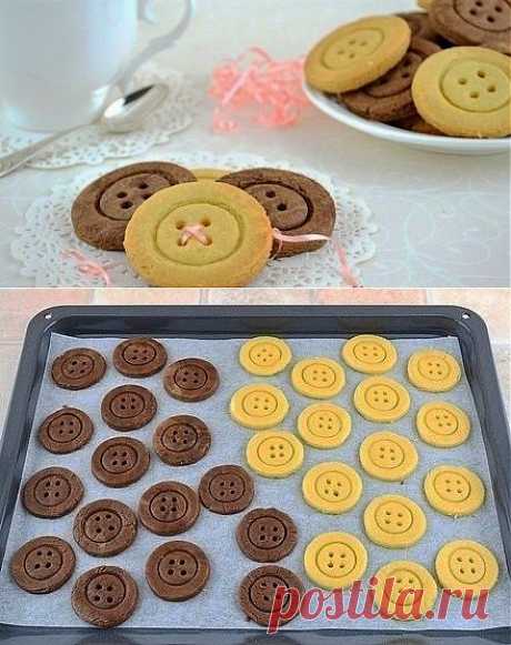Как приготовить блюдо &quot;печенье пуговицы&quot; - рецепт, ингридиенты и фотографии | sloosh