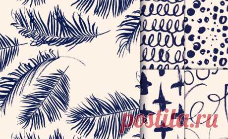 Набор синих узоров, нарисованных сухой кистью. Более миллиона свободных векторов, PSD, фотографии и бесплатные иконки. Эксклюзивные халявы и все графические ресурсы, которые необходимые для ваших проектов