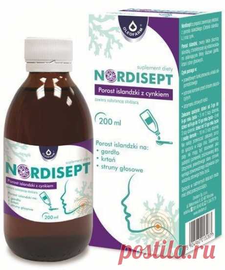 Nordisept Iceland lichen with zinc 200ml Dietary supplement Nordisept Iceland lichen with zinc UK is a preparation for adults and for children over 3 years of age.