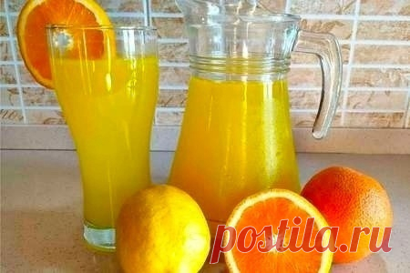 ДОМАШНИЙ ЛИМОНАД ИЗ АПЕЛЬСИНОВ И ЛИМОНА