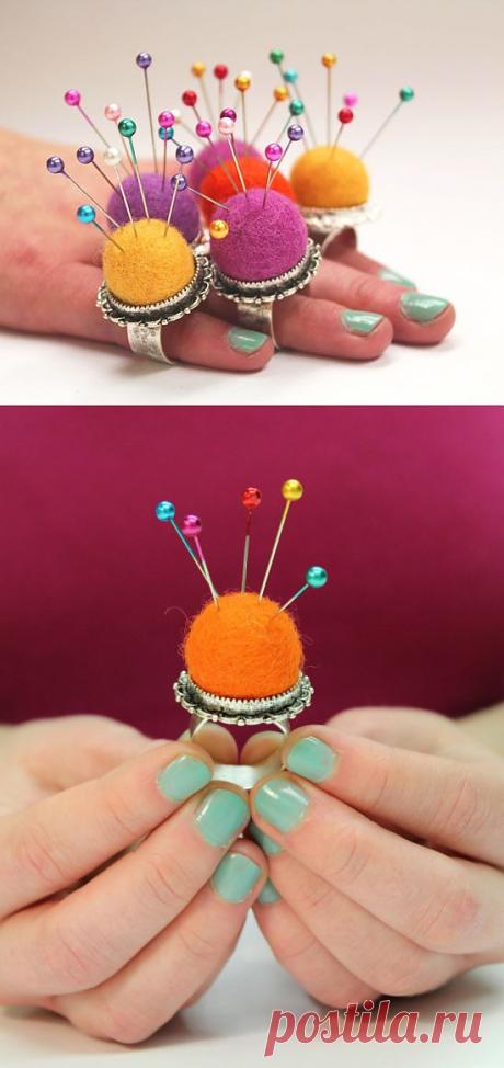Кольцо-игольница (DIY) / Аксессуары (не украшения) / Модный сайт о стильной переделке одежды и интерьера