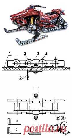 Гусеница на цепи