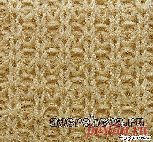 Красивый узор спицами для вязания плотных вещей (УЗОРЫ СПИЦАМИ) //pagead2.googlesyndication.com/pagead/js/adsbygoogle.js (adsbygoogle = window.adsbygoogle || []).push({}); Красивый узор спицами для вязания плотных вещей Описание узора: Для образца набрать нечет…
