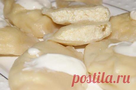 Одноклассники ВАРЕНИКИ С ТВОРОГОМ ( ТЕСТО НА МИНЕРАЛКЕ )