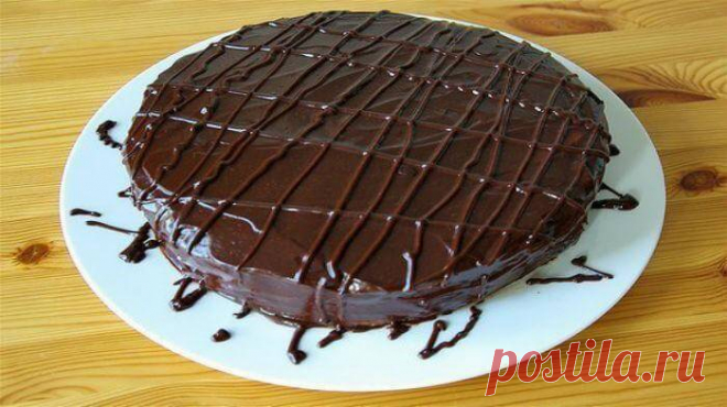 Вафельный торт со сгущенкой и шоколадом
