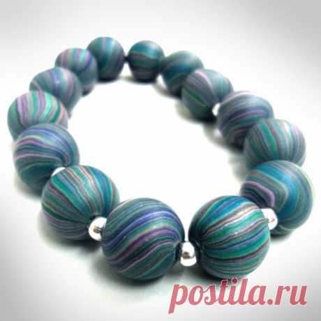 Бусы из полимерной глины своими руками