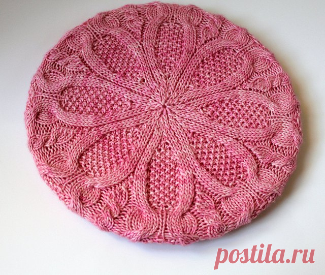 берет спицами