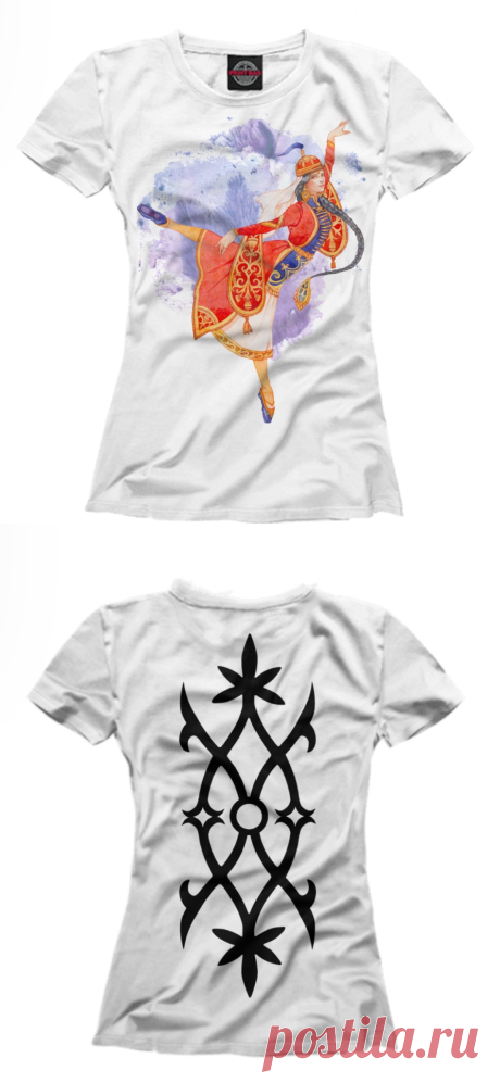 T-shirt in the Circassian style Circassian Adyghe Çerkes Adıge ornament