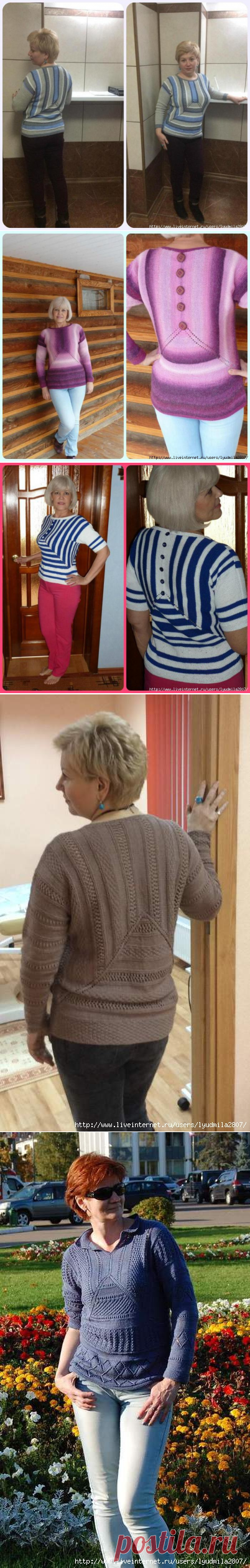 Жилет-квадрат спицами, МК вязания пуловера-квадрата и его вариации - Поговорим...