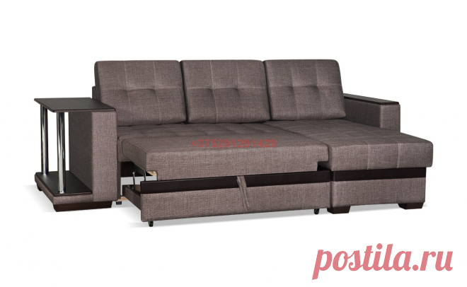 Угловой диван Авангард (рогожка №156, угол правый): купить в Минске недорого, низкие цены, скидки, рассрочка