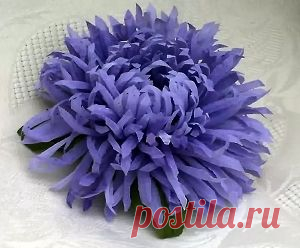 Хризантема из ткани