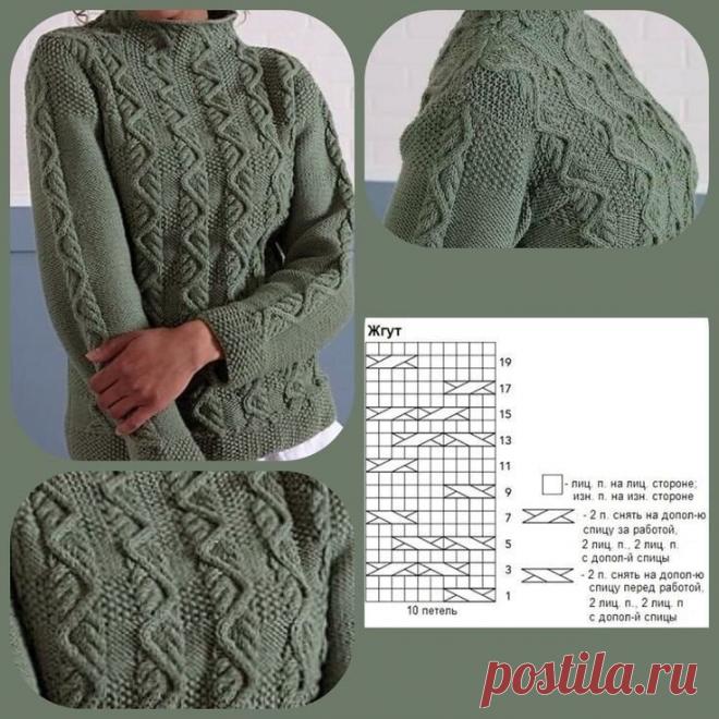 Вязание: интересные идеи, узоры со схемами | Дневник Петельки | Дзен
