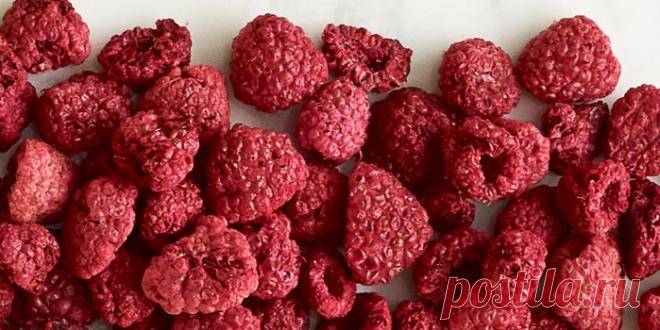 СУБЛИМИРОВАННАЯ (СУШЁНАЯ) МАЛИНА: 5 СПОСОБОВ СУШКИ