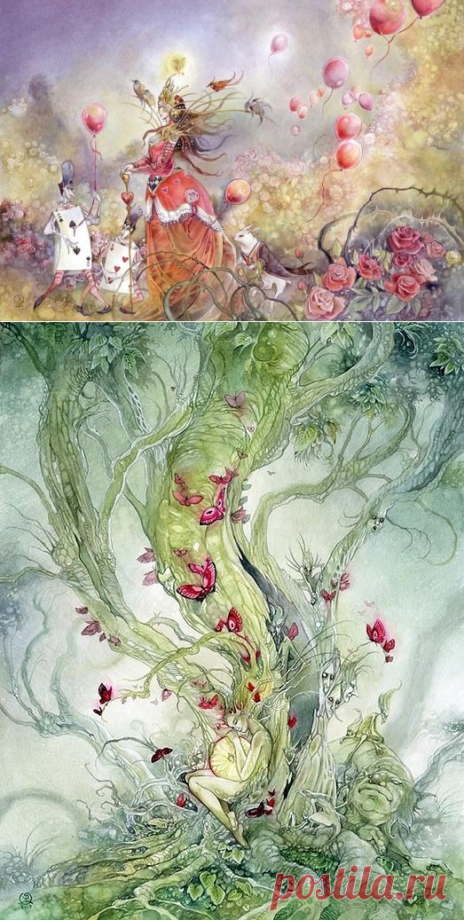 Фэнтезийные рисунки окутанные таинственно-магической атмосферой