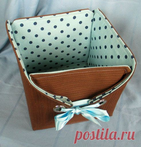 Оригинальный короб для хранения. Идея