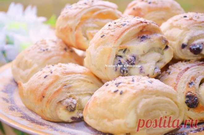 Слоёнки с творожной начинкой и изюмом и Творожное печенье с фруктами. - 2 Декабря 2012 - Блог - Персональный сайт