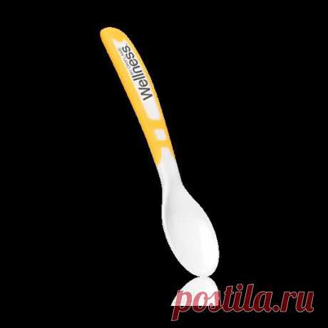 Практичная пластиковая ложка для дозированного приема 5 мл «Омега-3» для детей.