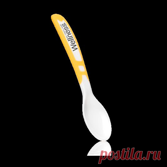 Практичная пластиковая ложка для дозированного приема 5 мл «Омега-3» для детей.