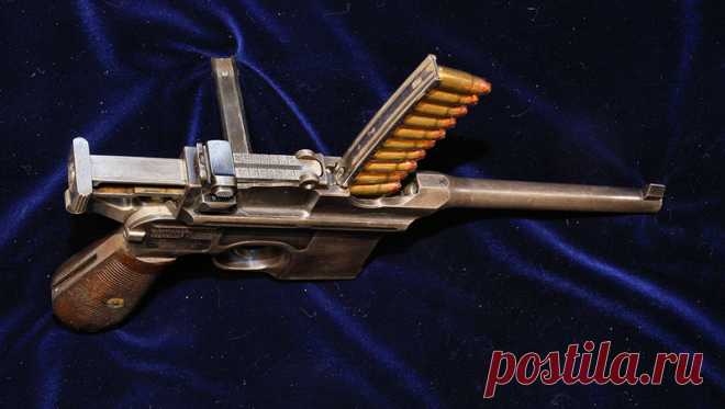 Пистолет Маузер К96 ТТХ. Фото. Видео. Размеры. Скорострельность. Скорость пули. Прицельная дальность. Вес