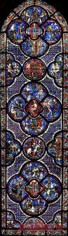 Stained glass Windows of Cathedral of Chartres, France - A UNESCO World Heritage Site.  |  Pinterest • Всемирный каталог идей