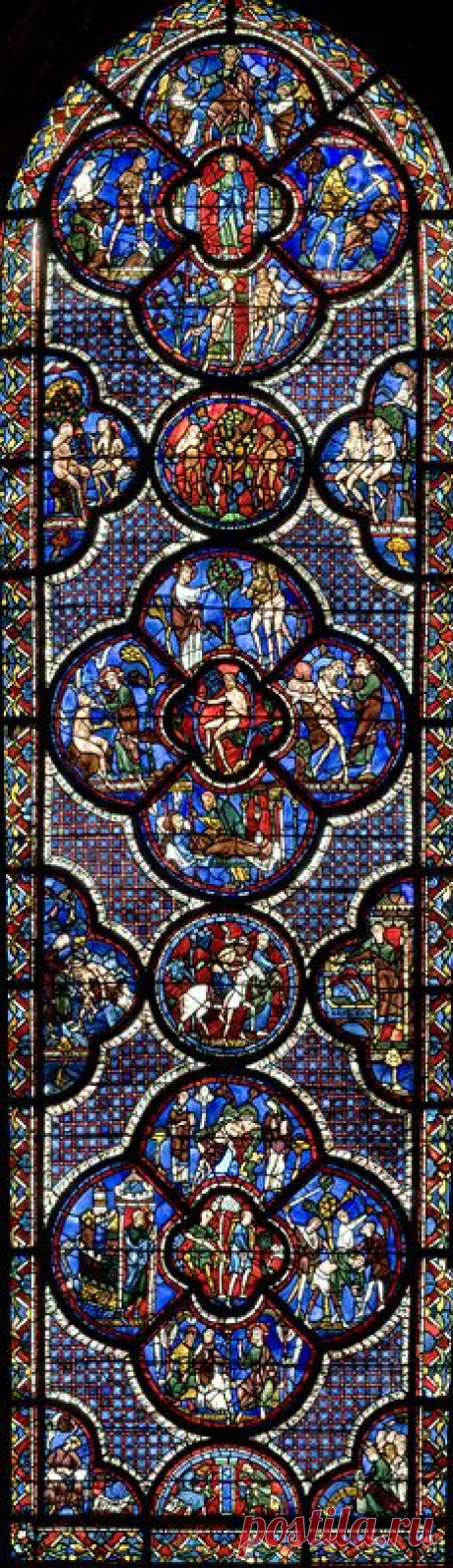 Stained glass Windows of Cathedral of Chartres, France - A UNESCO World Heritage Site.  |  Pinterest • Всемирный каталог идей