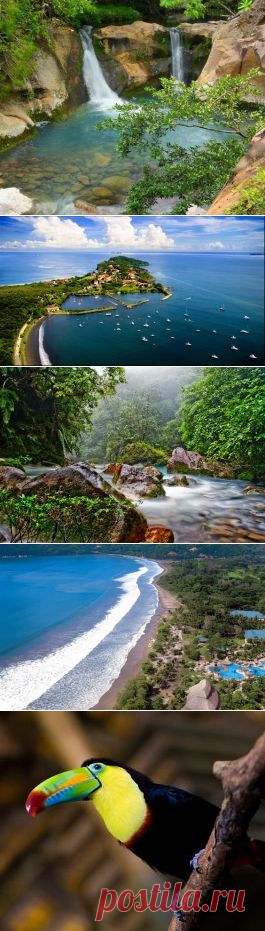 Коста Рика – это рай для экотуризма. На небольшой площади здесь сосредоточено такое количество разнообразных природных комплексов, сколько не всякий раз найдешь на территории во много раз больших стран. Многие путешественники, побывавшие в Коста Рике, называют ее самой красивой страной в мире. Надо сказать — не без оснований. В этой стане есть вечно зеленая сельва и вулканические пустоши, тянущаяся на сотню километров саванна и дождевые леса горных склонов, протяженные пляжи побережий...