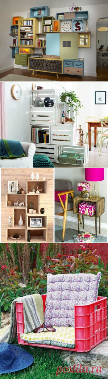 20 примеров оригинальной мебели, которую несложно сделать своими руками
