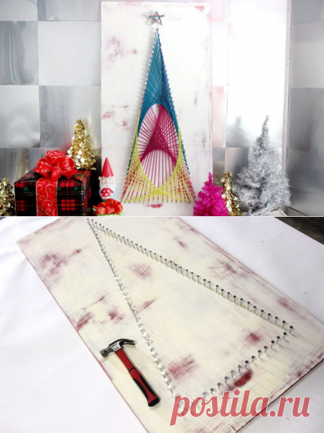 String Art Christmas Tree Tutorial | eHow