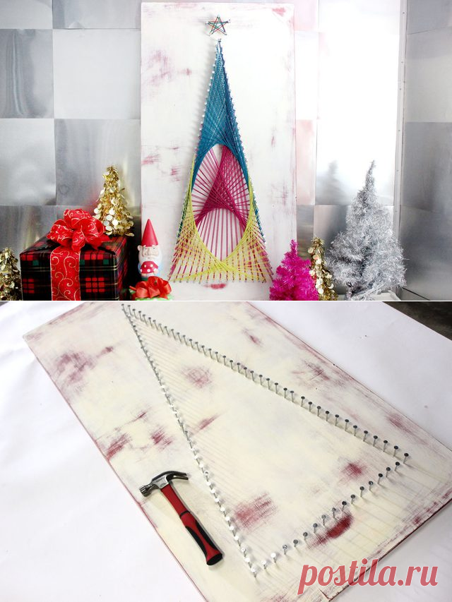 String Art Christmas Tree Tutorial | eHow