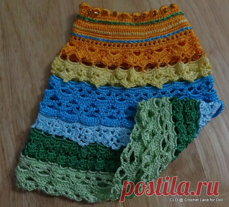 юбка для куклы