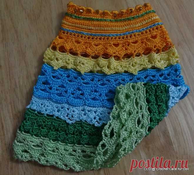 юбка для куклы