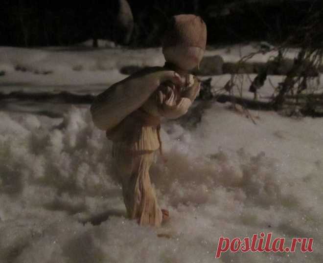 Колядующий. Кукурузная кукла.