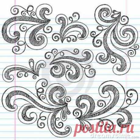 swirls-sketchy-notebook-doodles-vector-set-23971919.jpg (400×400)