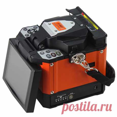 Comptyco a-80s ac 110/220v orange automatic fusion splicer machine fiber optic fusion splicer fiber optic splicing machine Sale - Banggood.com