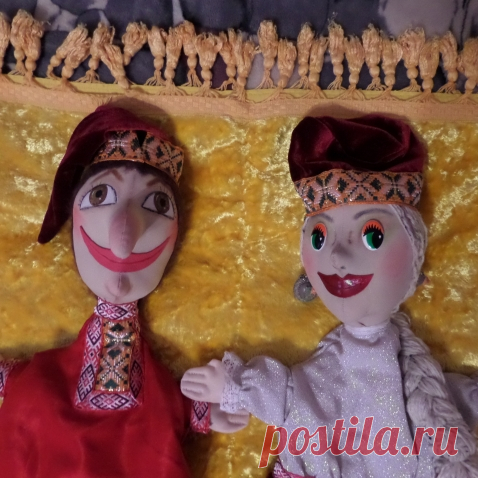 Перчаточная кукла. - Разнообразные игрушки ручной работы