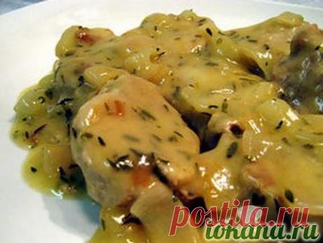 Горчичный соус с оливками